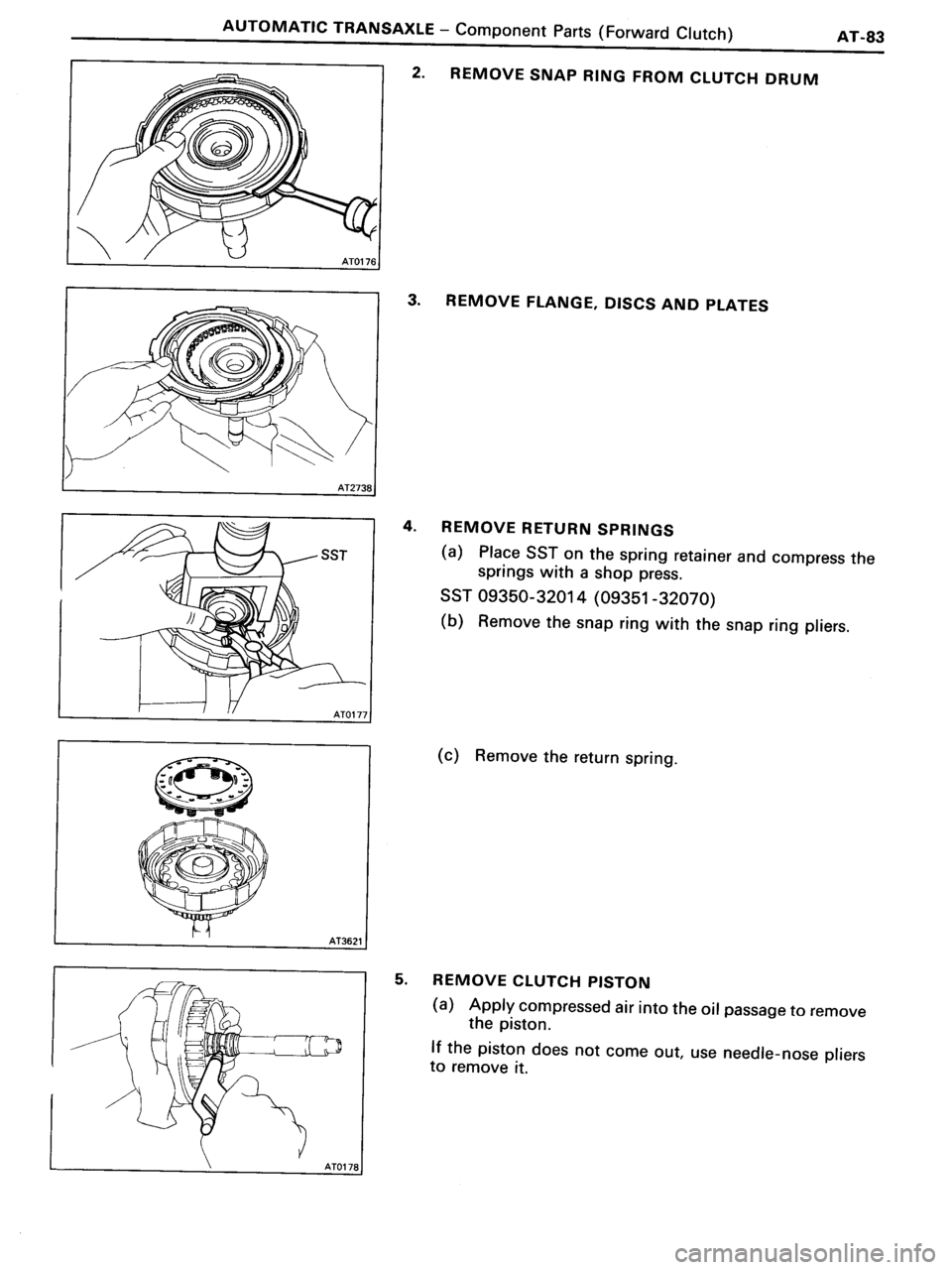 TOYOTA MR-2 1991 Factory Repair Manual TOYOTA MR-2 1991 Factory Repair Manual