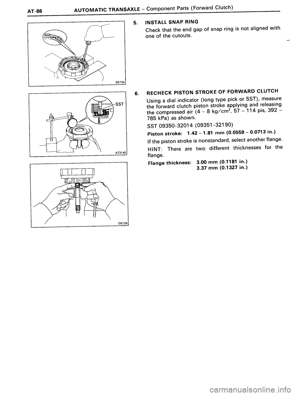 TOYOTA MR-2 1991 Factory Repair Manual TOYOTA MR-2 1991 Factory Repair Manual