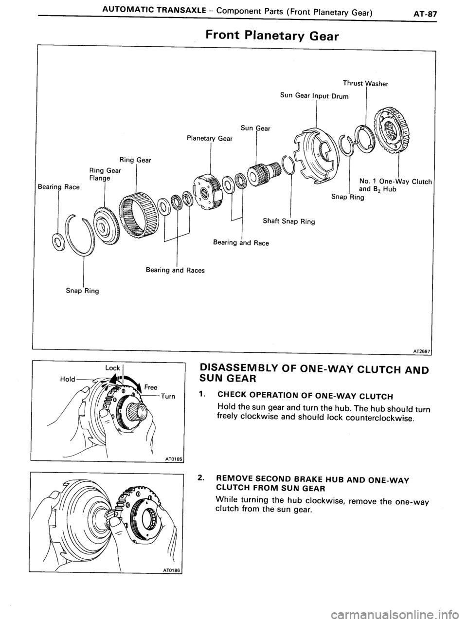TOYOTA MR-2 1991 Factory Repair Manual TOYOTA MR-2 1991 Factory Repair Manual