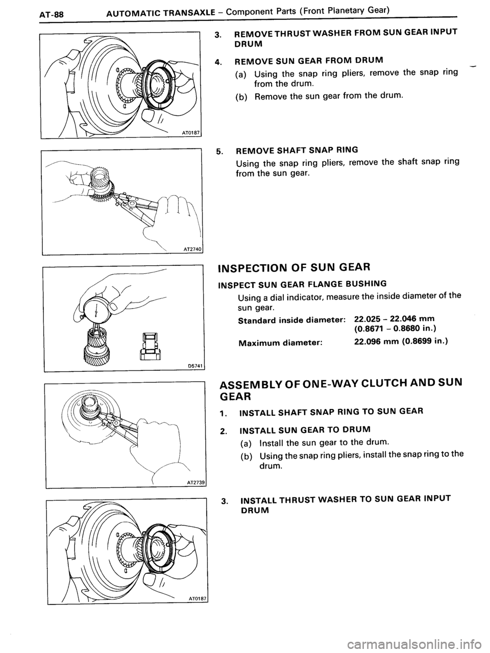 TOYOTA MR-2 1991 Factory Repair Manual TOYOTA MR-2 1991 Factory Repair Manual