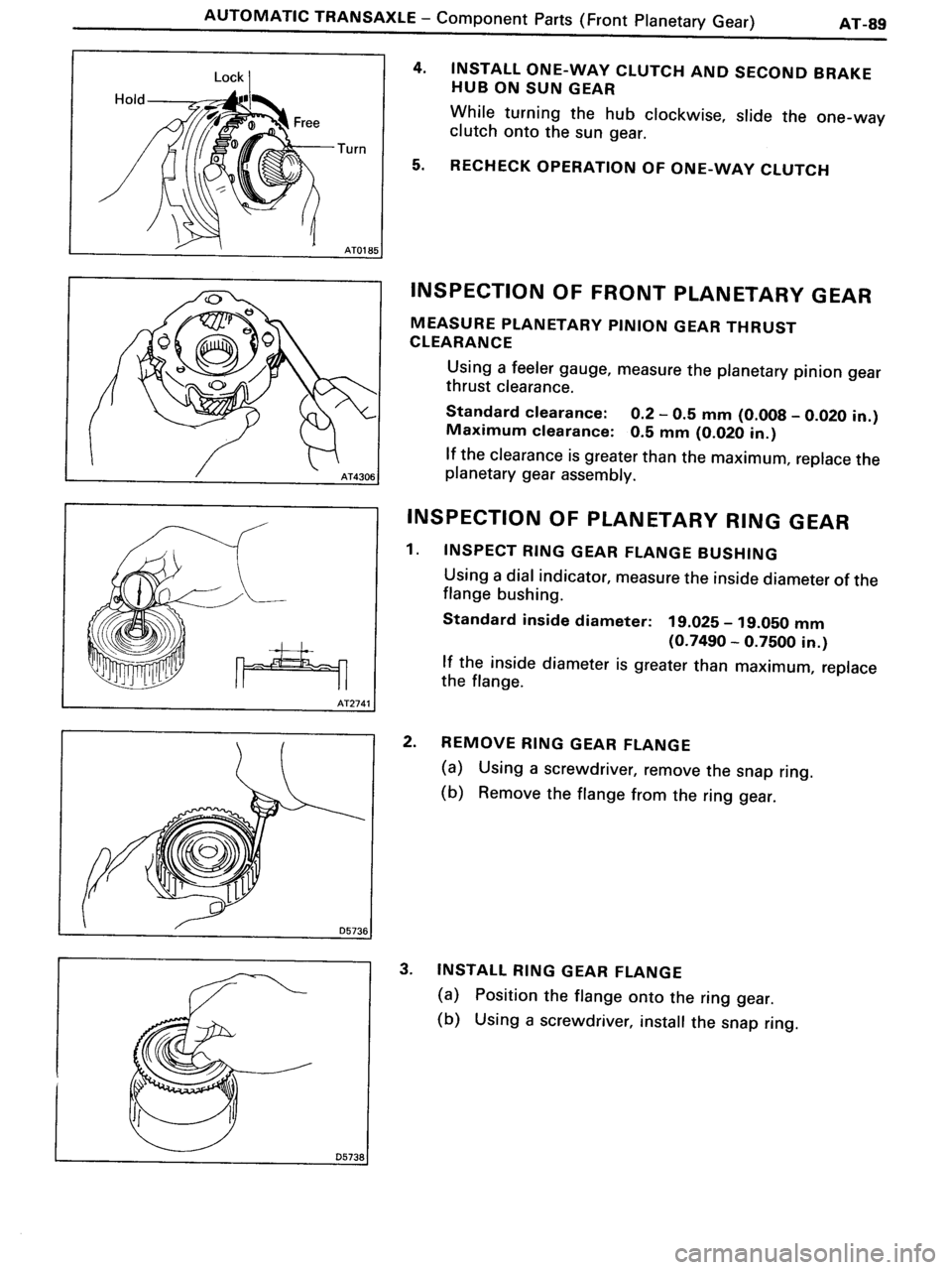 TOYOTA MR-2 1991 Factory Repair Manual TOYOTA MR-2 1991 Factory Repair Manual