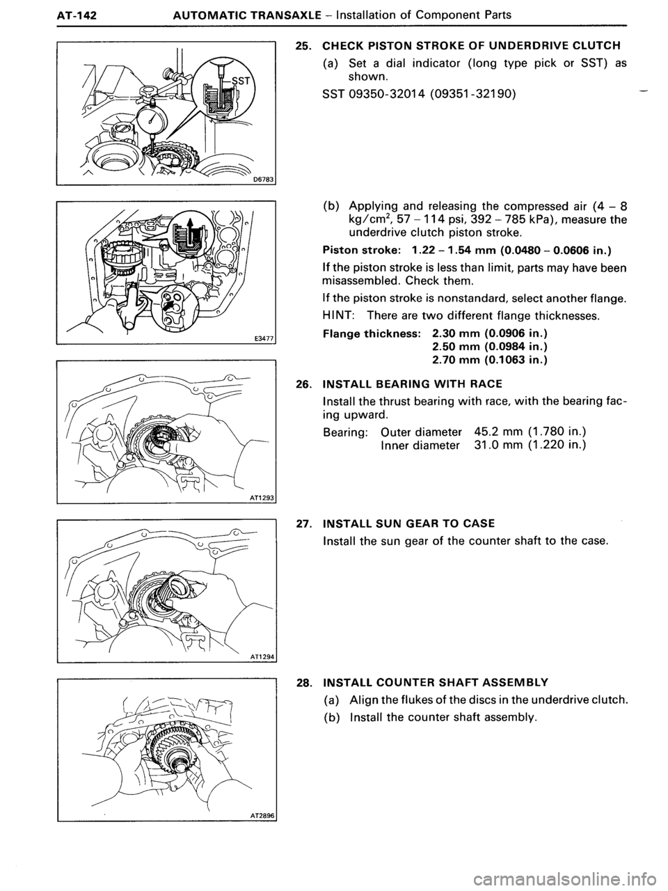 TOYOTA MR-2 1991 Factory Repair Manual TOYOTA MR-2 1991 Factory Repair Manual
