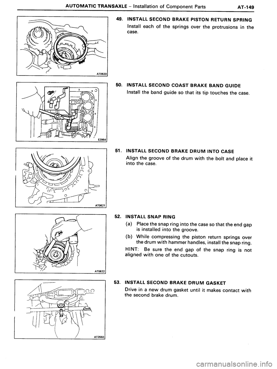 TOYOTA MR-2 1991 Factory Repair Manual TOYOTA MR-2 1991 Factory Repair Manual