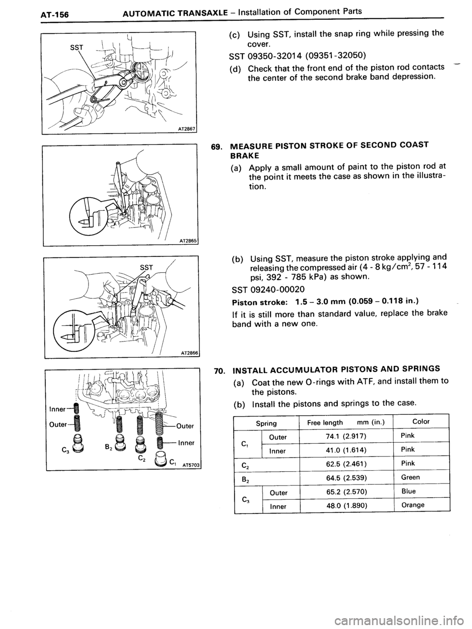 TOYOTA MR-2 1991  Factory Repair Manual 
