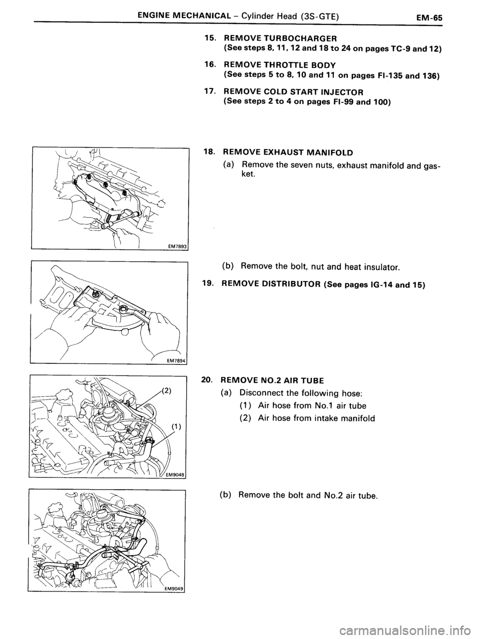TOYOTA MR-2 1991 Factory Owners Manual TOYOTA MR-2 1991 Factory Owners Manual