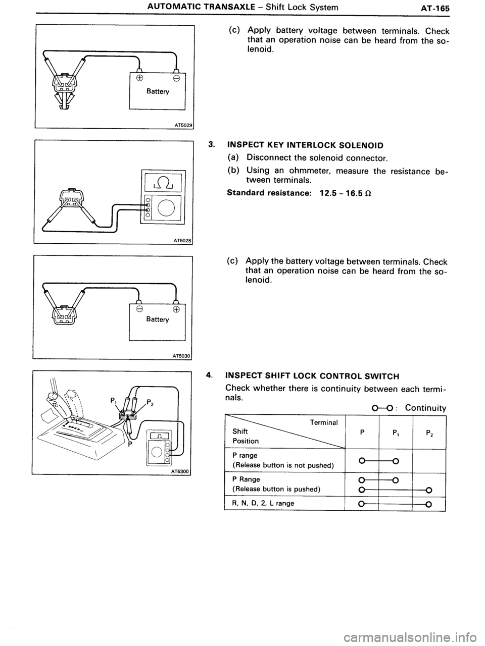 TOYOTA MR-2 1991  Factory Repair Manual 