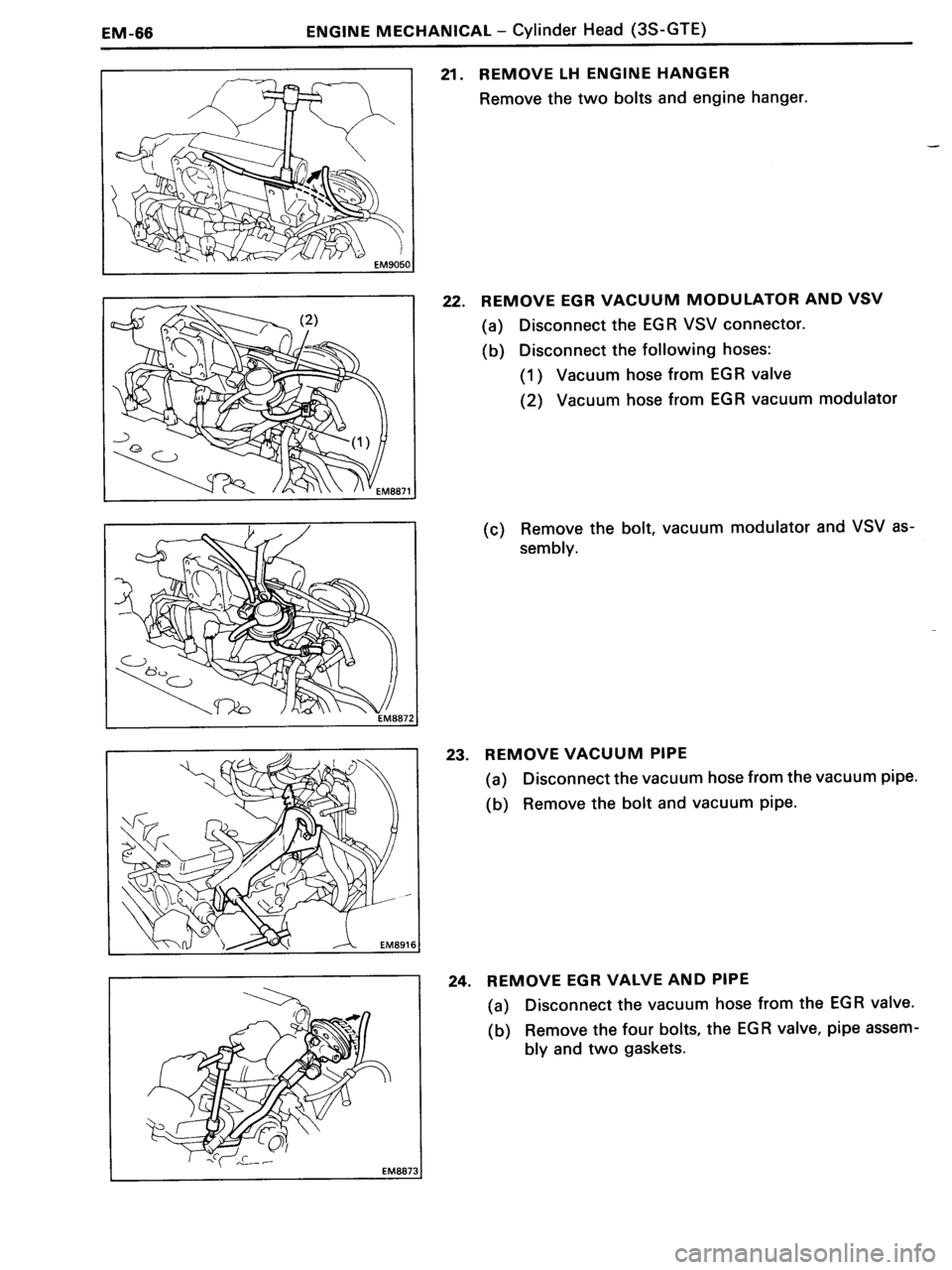TOYOTA MR-2 1991 Factory Owners Manual TOYOTA MR-2 1991 Factory Owners Manual