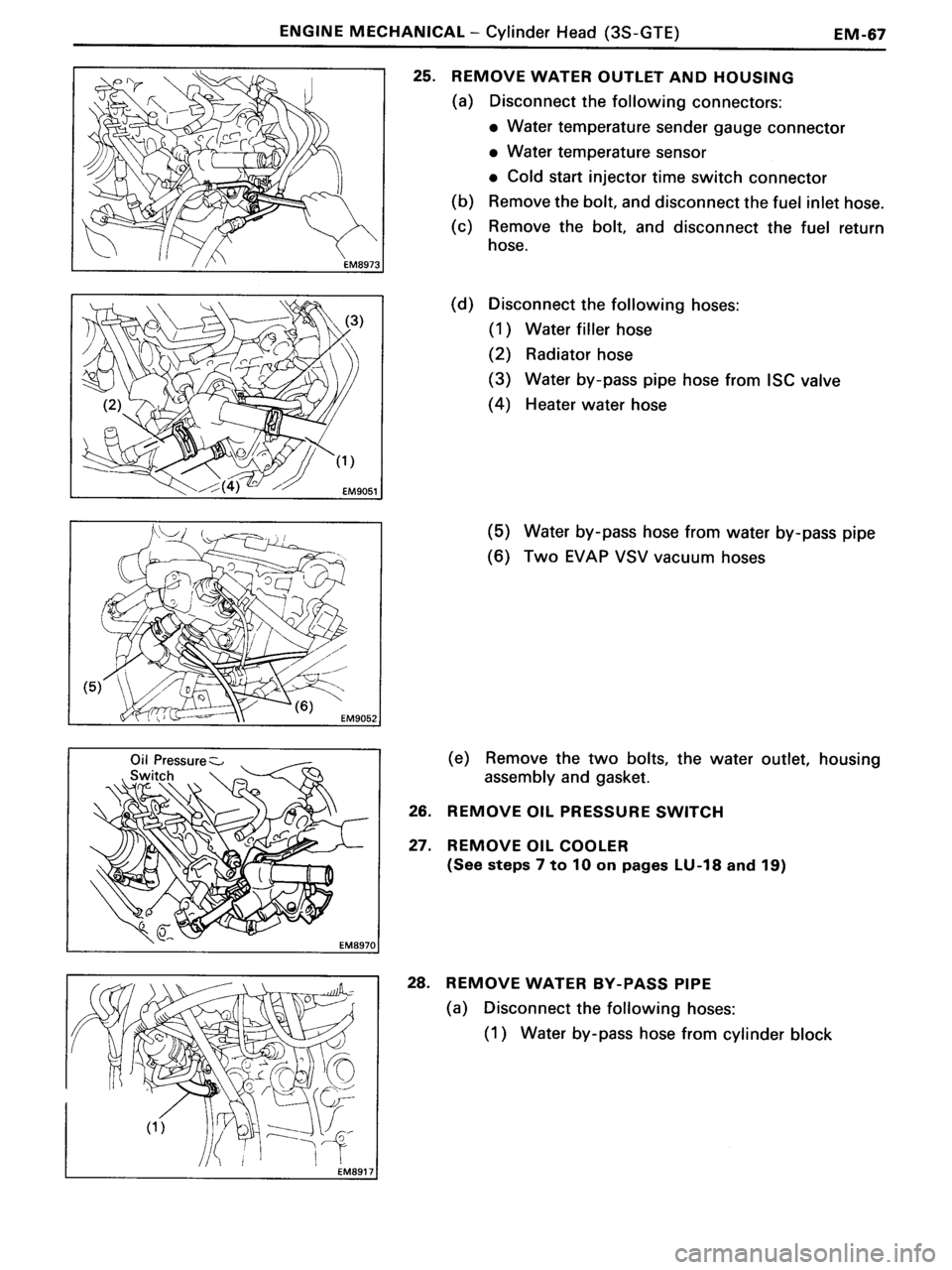 TOYOTA MR-2 1991 Factory Owners Manual TOYOTA MR-2 1991 Factory Owners Manual