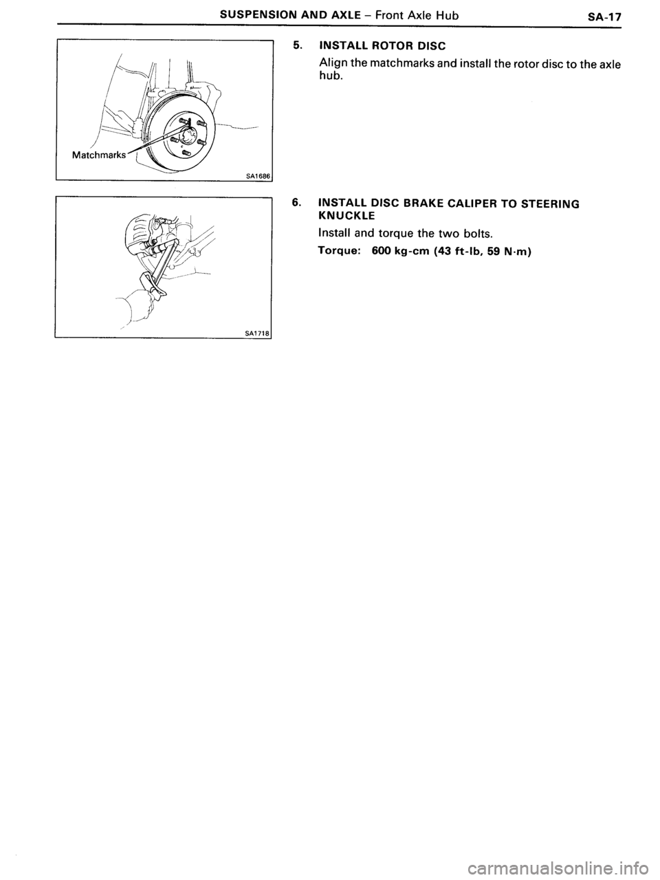 TOYOTA MR-2 1991  Factory Repair Manual 