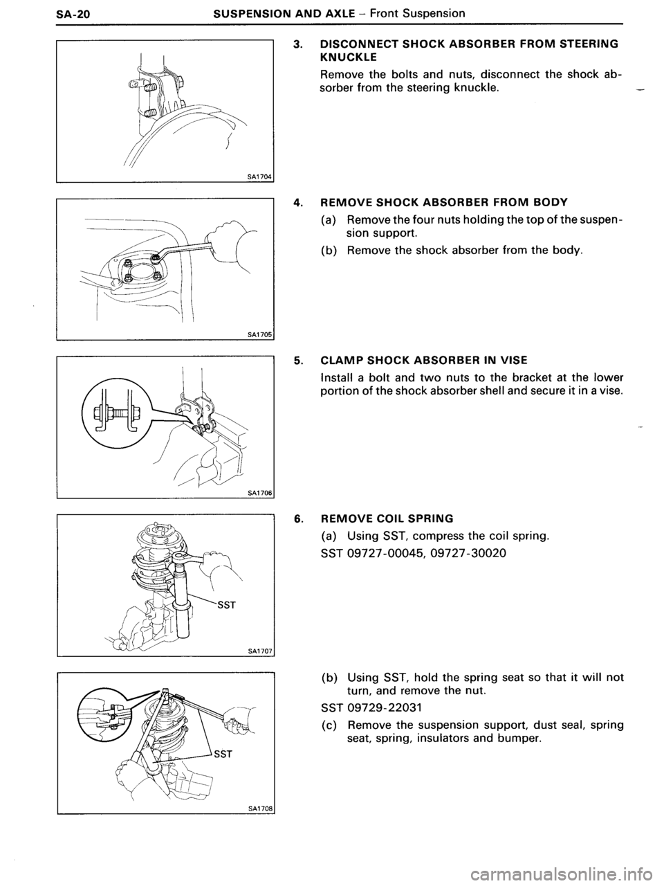 TOYOTA MR-2 1991  Factory Repair Manual 