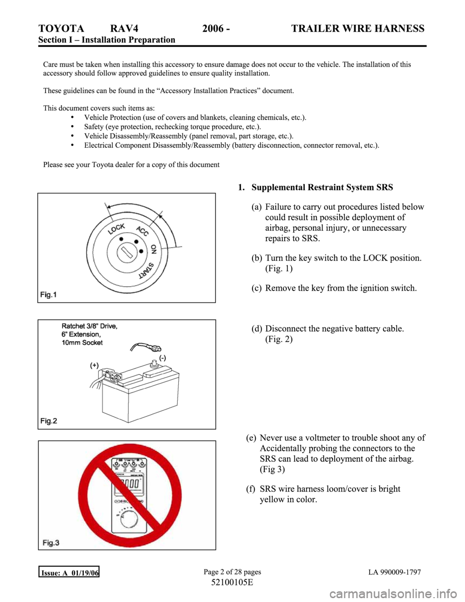 TOYOTA RAV4 2006  Service Repair Manual 