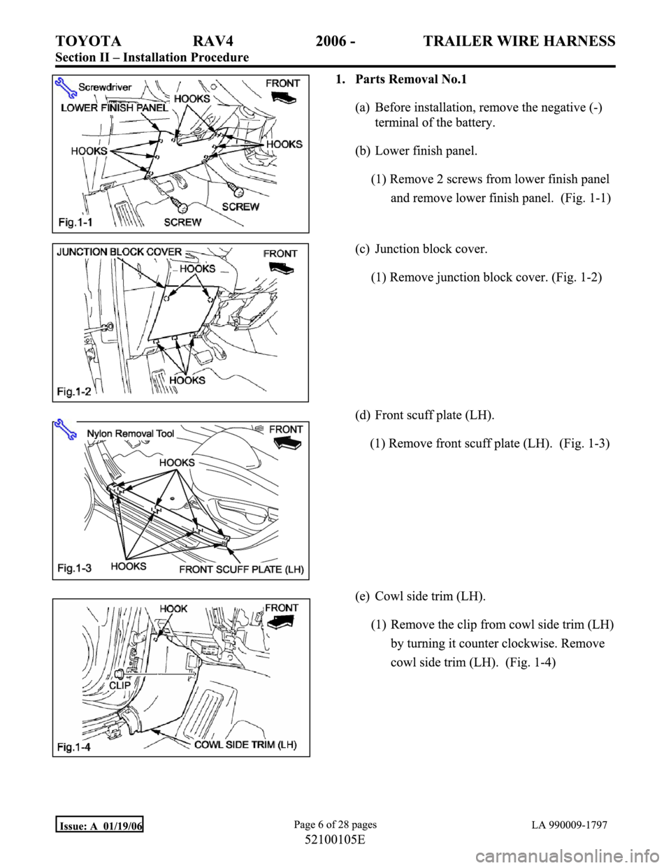 TOYOTA RAV4 2006 Service Repair Manual TOYOTA RAV4 2006 Service Repair Manual