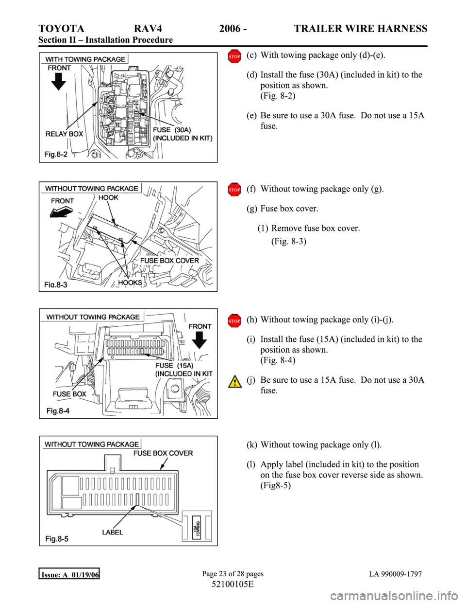 TOYOTA RAV4 2006  Service Repair Manual 
