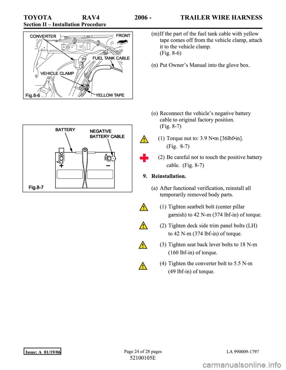 TOYOTA RAV4 2006  Service Repair Manual 