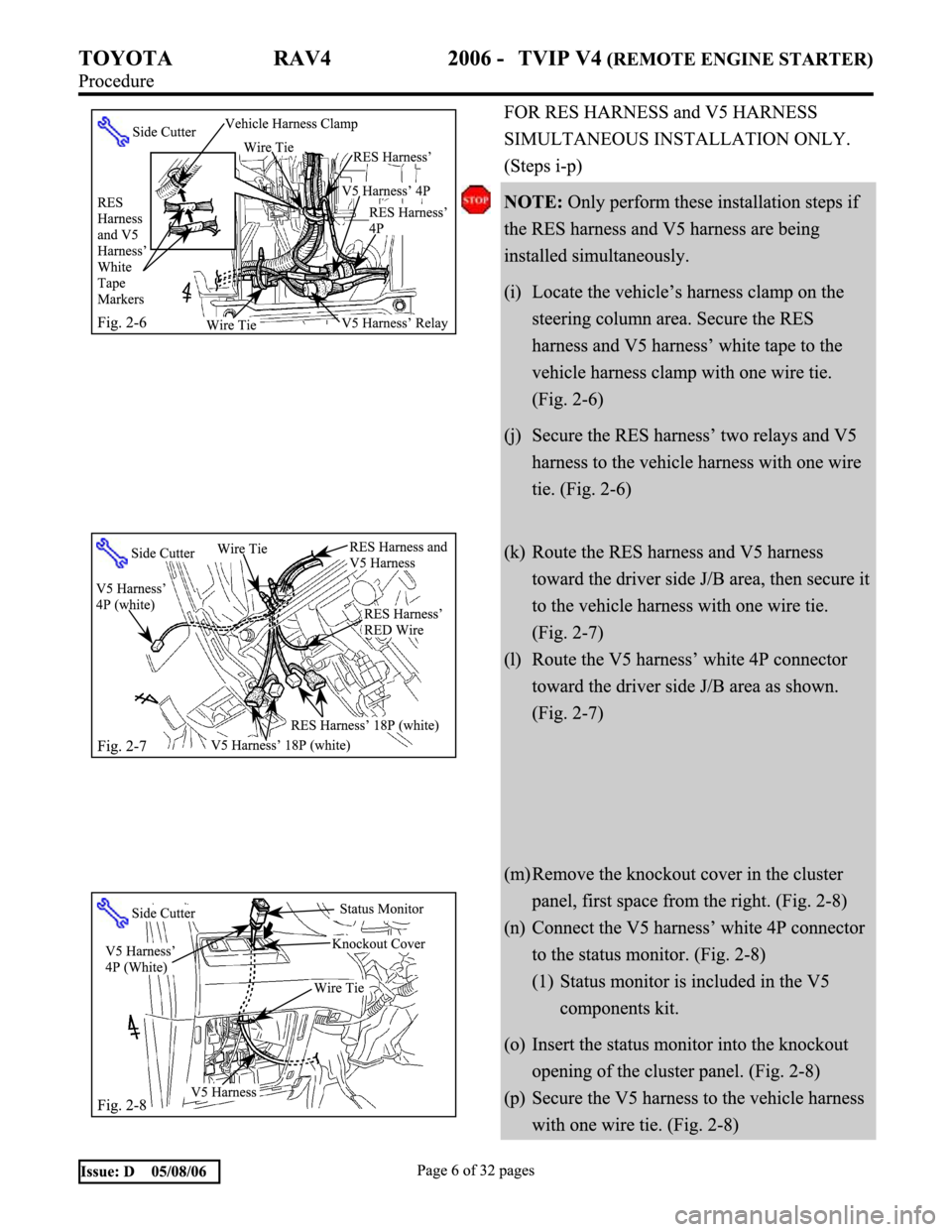 TOYOTA RAV4 2006 Service Repair Manual TOYOTA RAV4 2006 Service Repair Manual