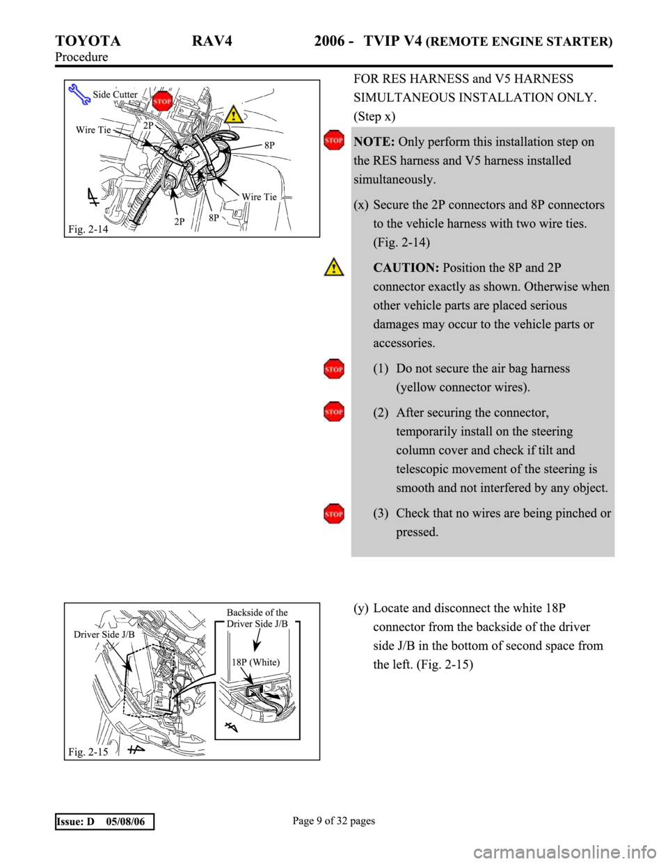 TOYOTA RAV4 2006  Service Repair Manual 