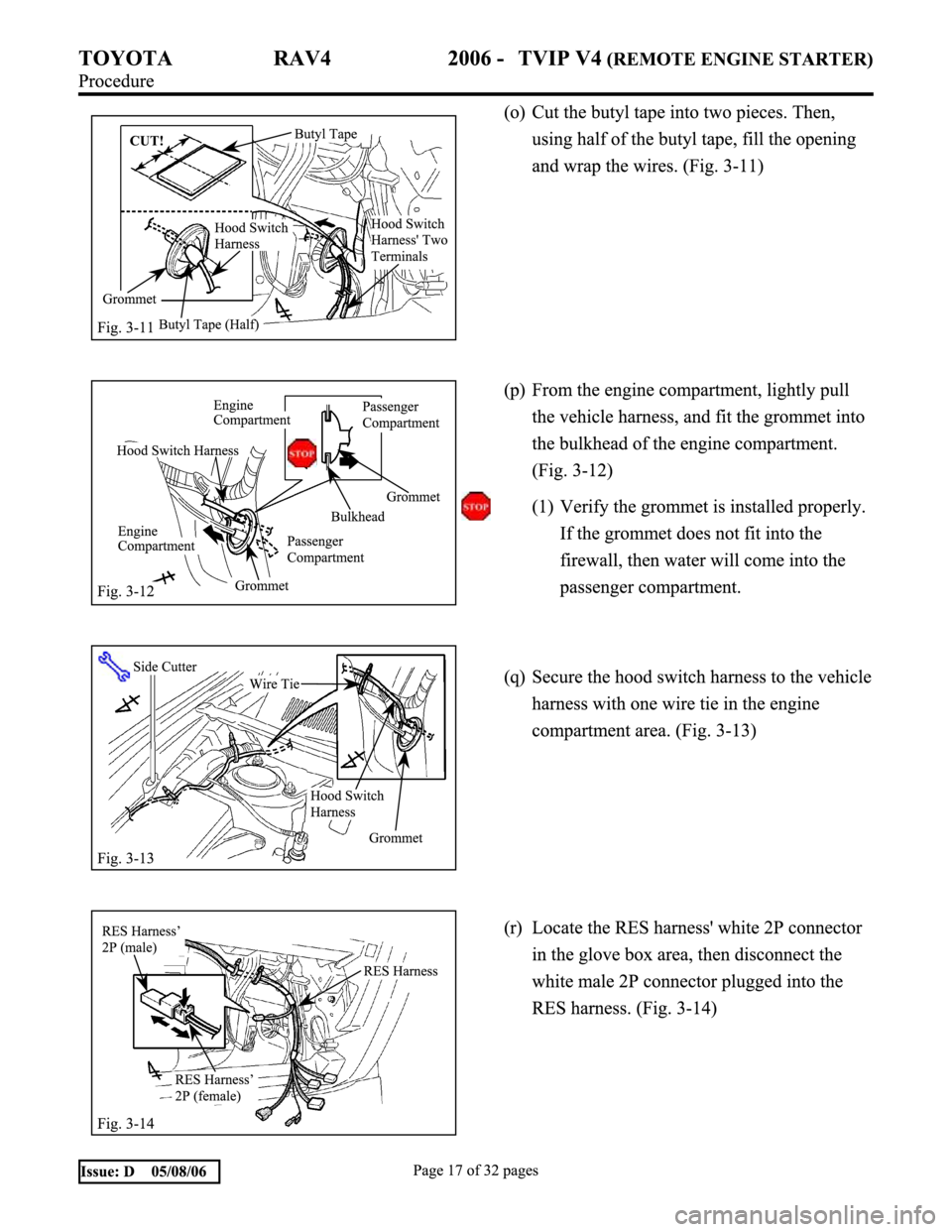 TOYOTA RAV4 2006  Service Repair Manual 