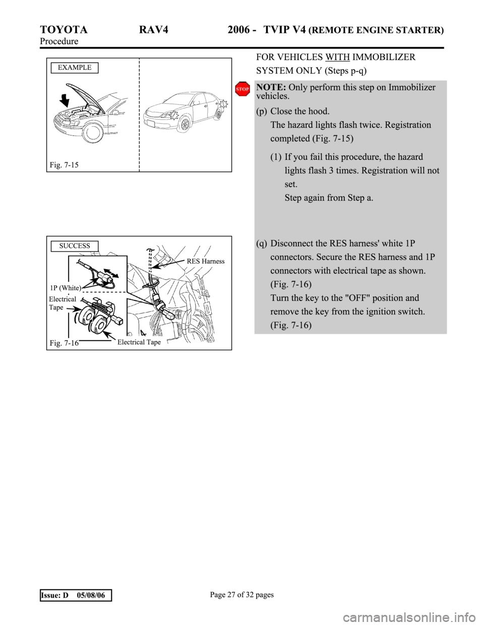 TOYOTA RAV4 2006 Service Repair Manual TOYOTA RAV4 2006 Service Repair Manual