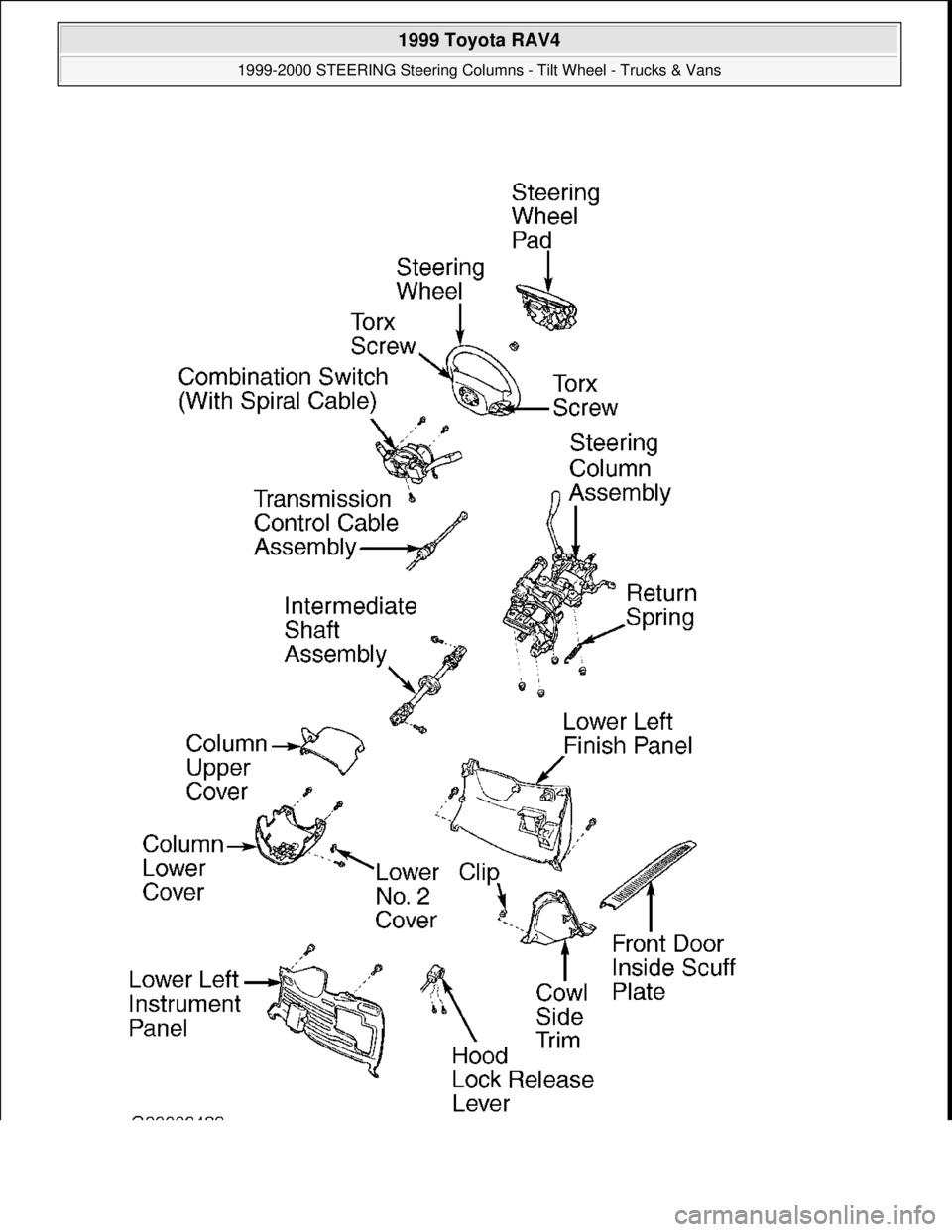 TOYOTA RAV4 1996 Service Repair Manual
1999 Toyota RAV4
1999-2000 STEERING Steering Columns - Tilt Wheel - Trucks & Vans
Microsoft
Sunday, November 22, 2009 10:34:02 AMPage 10 © 2005 Mitchell Repair Information Company, LLC. TOYOTA RAV4 1996 Service Repair Manual
1999 Toyota RAV4
1999-2000 STEERING Steering Columns - Tilt Wheel - Trucks & Vans
Microsoft
Sunday, November 22, 2009 10:34:02 AMPage 10 © 2005 Mitchell Repair Information Company, LLC.