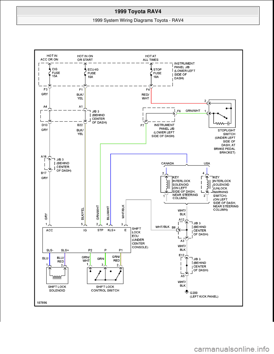 TOYOTA RAV4 1996  Service Repair Manual  
1999 Toyota RAV4 
1999 System Wiring Diagrams Toyota - RAV4  
Microsoft  
Sunday, November 22, 2009 10:50:58 AMPage 58 © 2005 Mitchell Repair Information Company, LLC.  