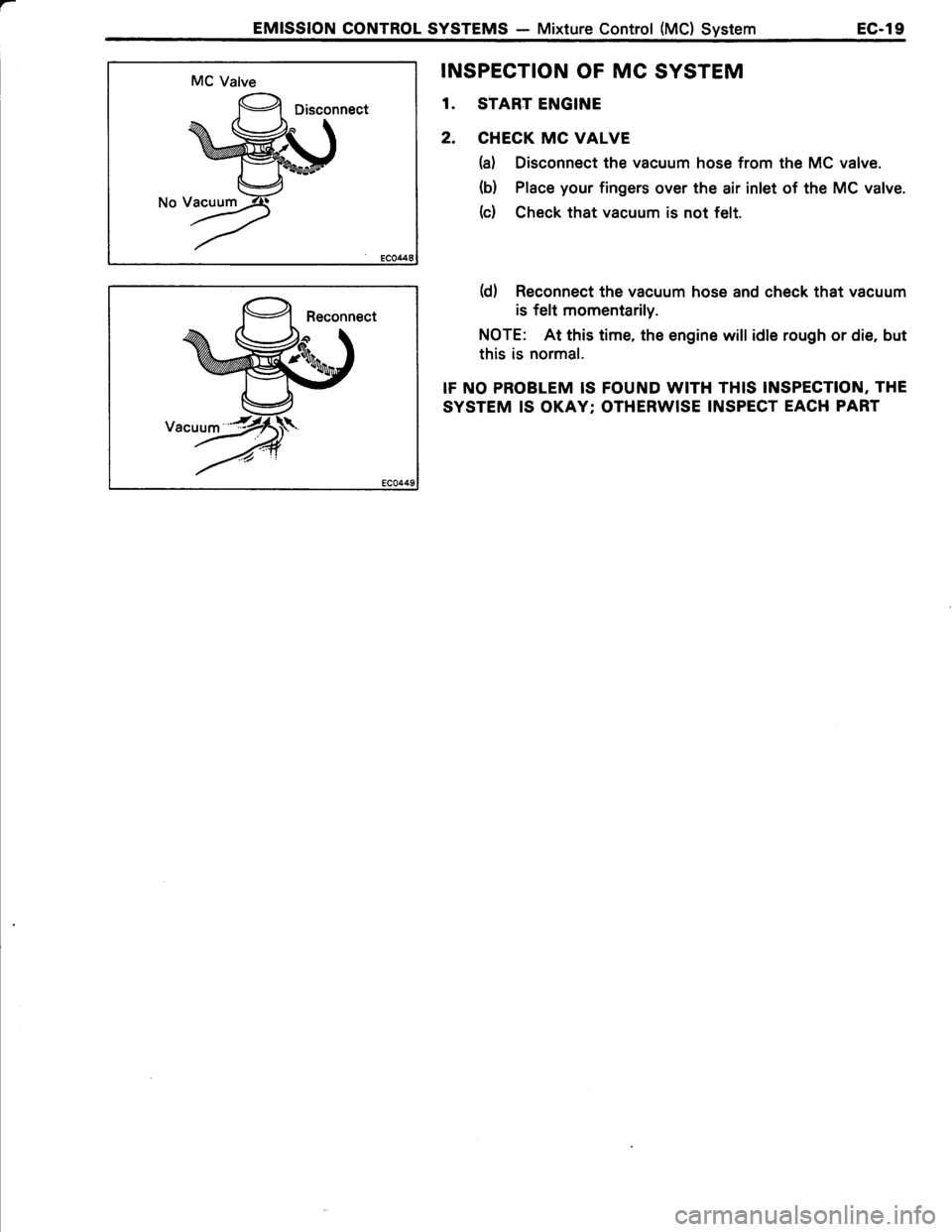 TOYOTA TERCEL 1985 Repair Manual TOYOTA TERCEL 1985 Repair Manual