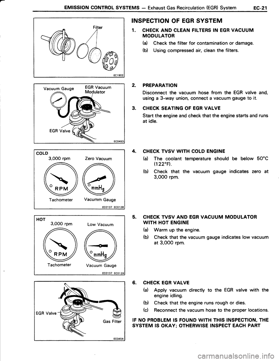 TOYOTA TERCEL 1985 Repair Manual TOYOTA TERCEL 1985 Repair Manual