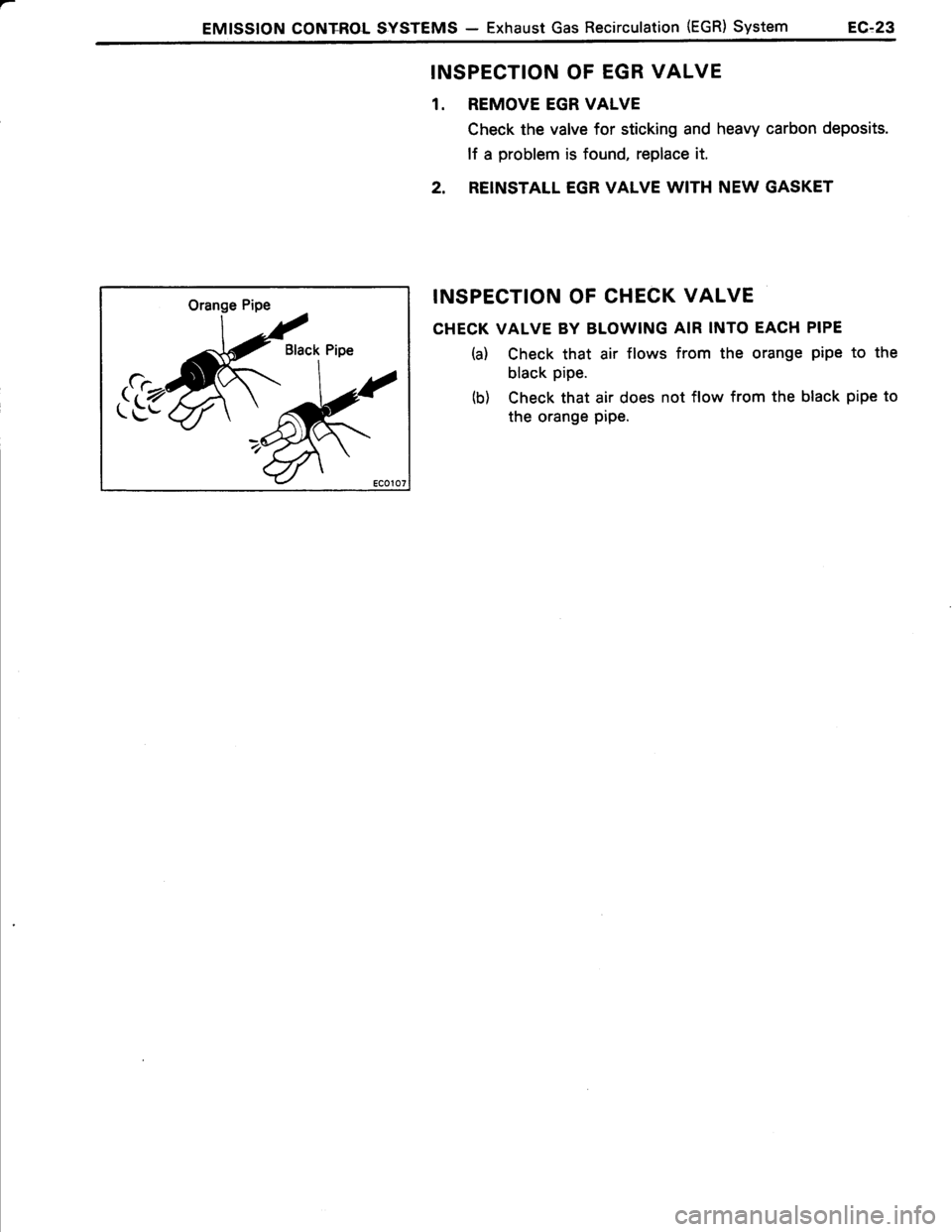 TOYOTA TERCEL 1985  Repair Manual 