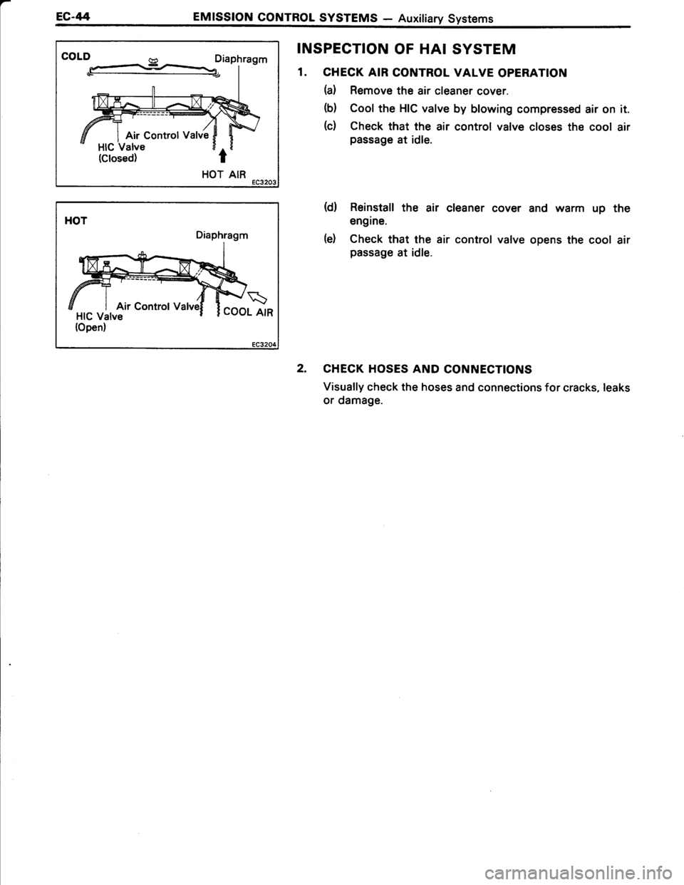 TOYOTA TERCEL 1985 Repair Manual TOYOTA TERCEL 1985 Repair Manual