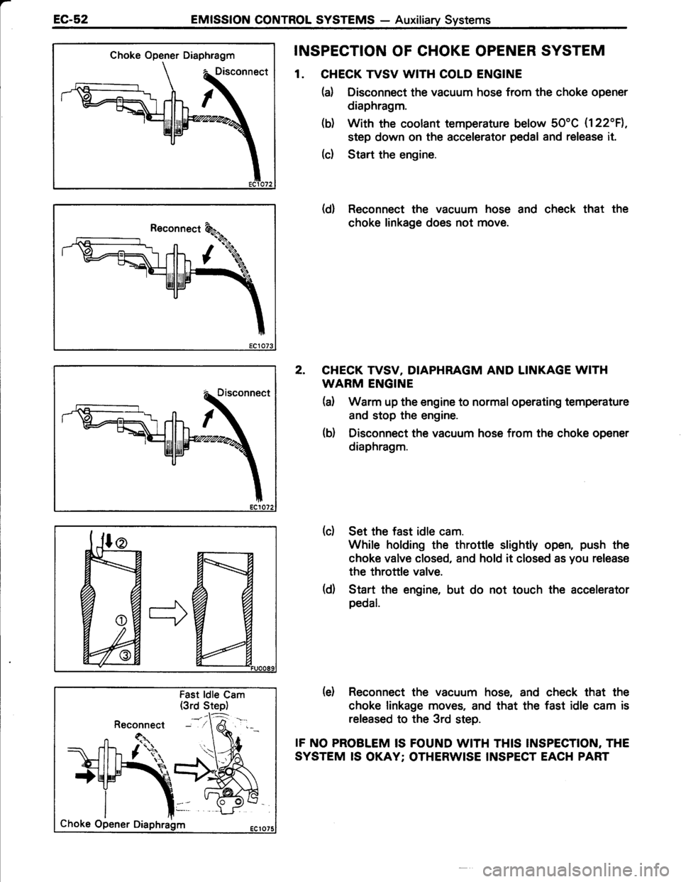 TOYOTA TERCEL 1985 Repair Manual TOYOTA TERCEL 1985 Repair Manual