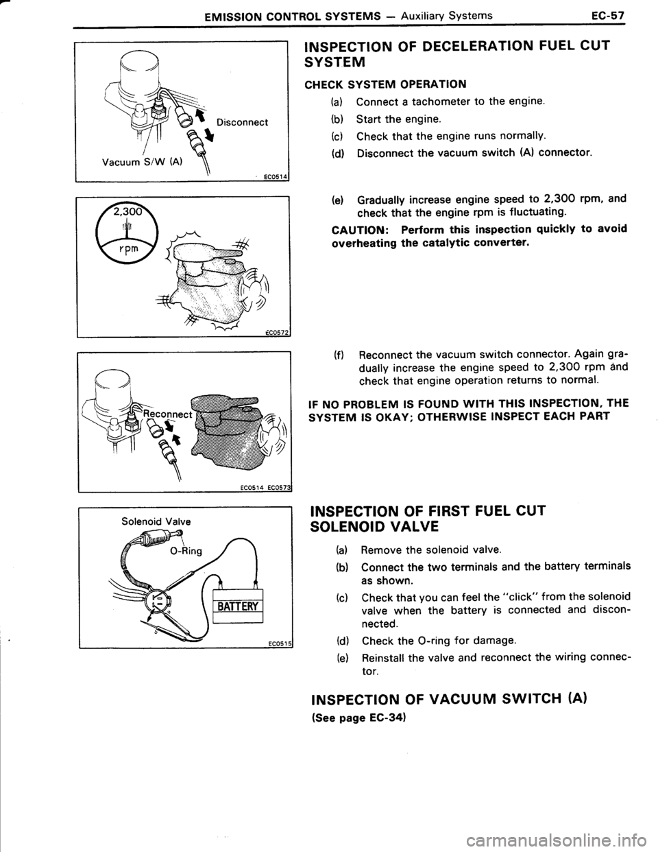 TOYOTA TERCEL 1985  Repair Manual 