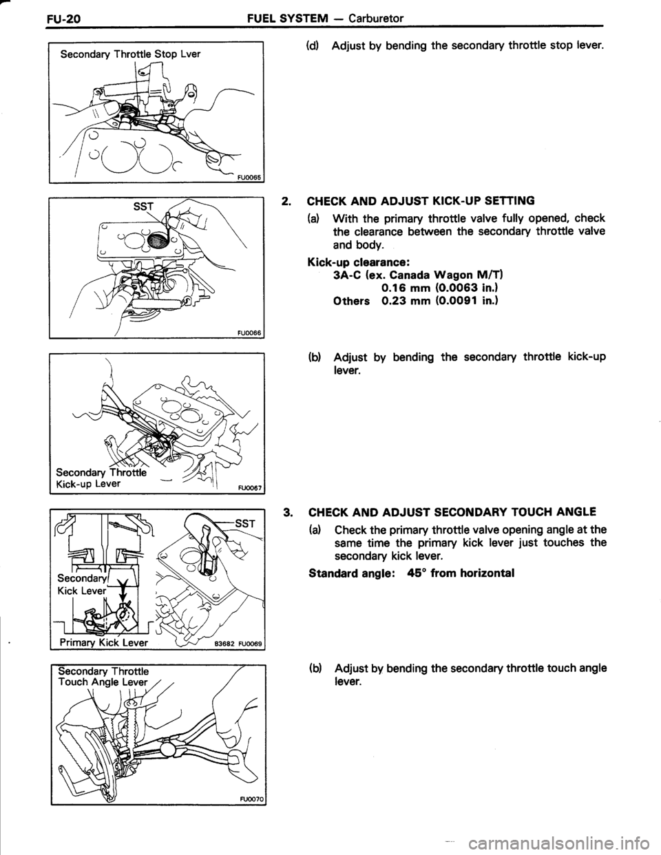 TOYOTA TERCEL 1985  Repair Manual 