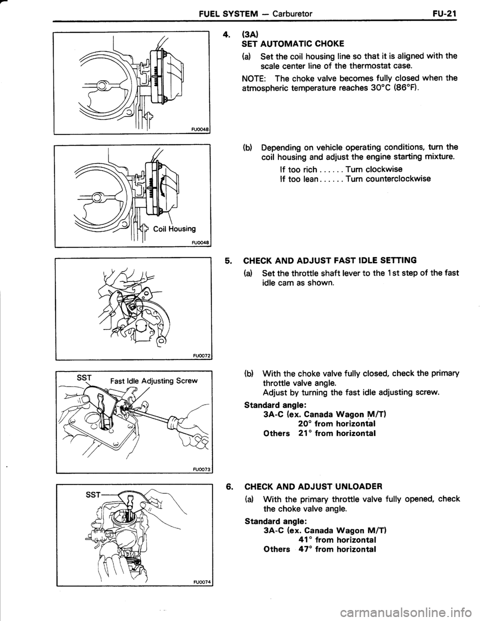 TOYOTA TERCEL 1985  Repair Manual 