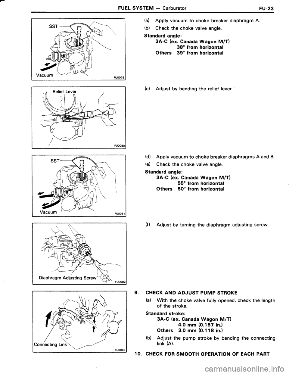 TOYOTA TERCEL 1985  Repair Manual 