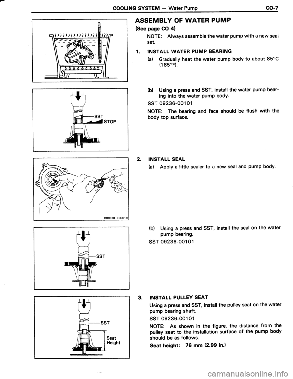 TOYOTA TERCEL 1985  Repair Manual 