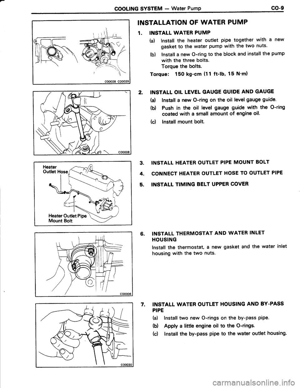 TOYOTA TERCEL 1985  Repair Manual 