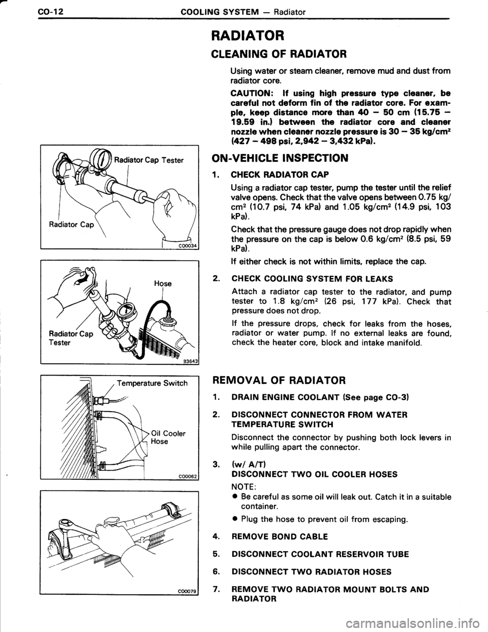 TOYOTA TERCEL 1985  Repair Manual 