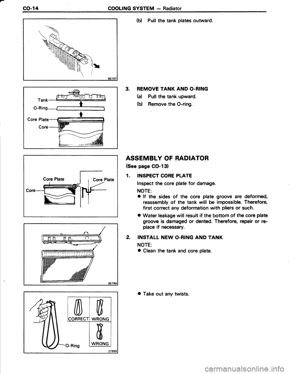 TOYOTA TERCEL 1985  Repair Manual 