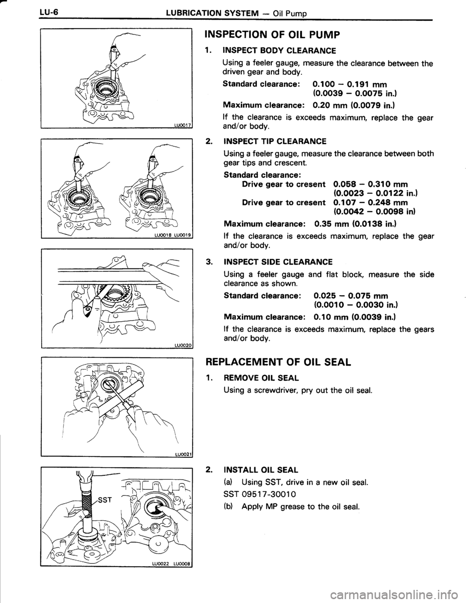 TOYOTA TERCEL 1985  Repair Manual 