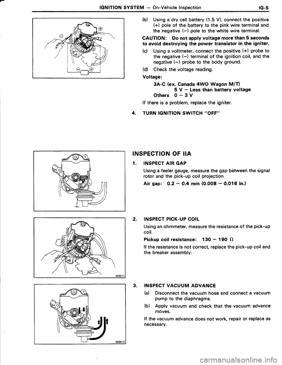TOYOTA TERCEL 1985  Repair Manual 