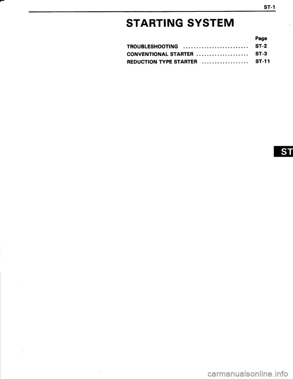 TOYOTA TERCEL 1985 Repair Manual TOYOTA TERCEL 1985 Repair Manual