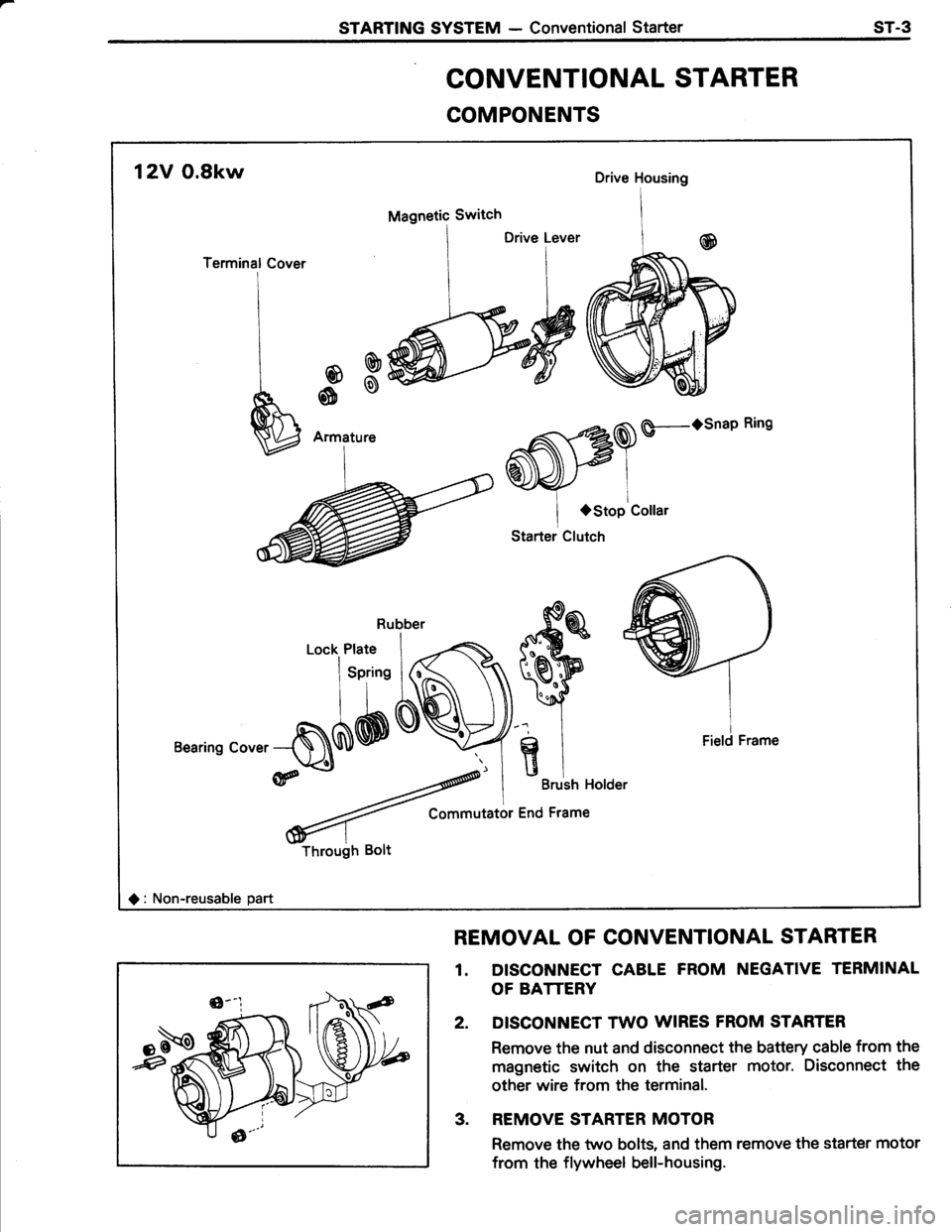 TOYOTA TERCEL 1985 Repair Manual TOYOTA TERCEL 1985 Repair Manual