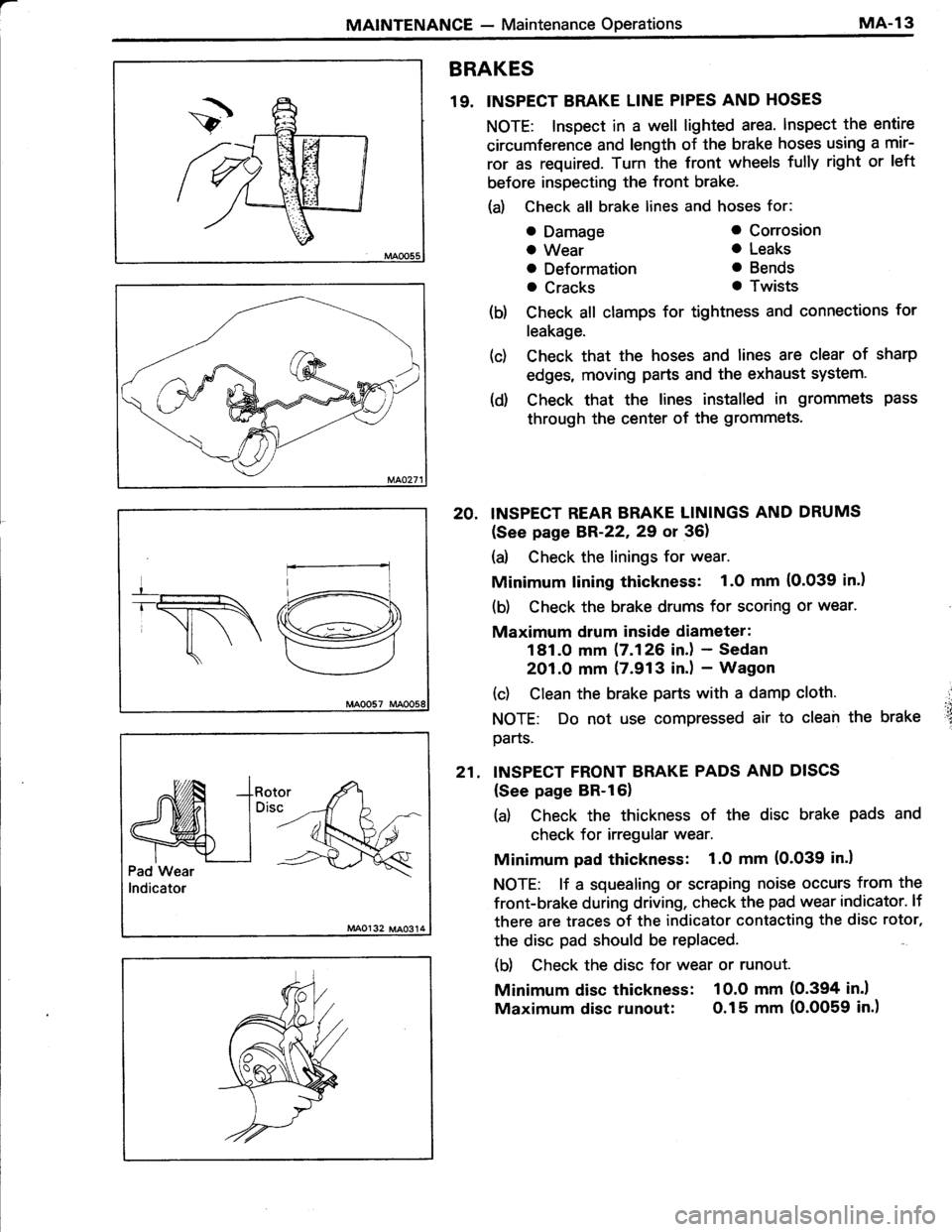 TOYOTA TERCEL 1985 Owners Manual TOYOTA TERCEL 1985 Owners Manual