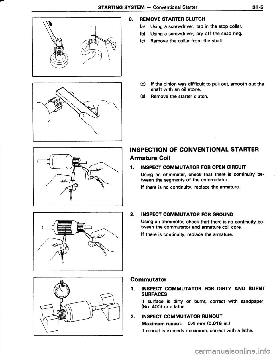 TOYOTA TERCEL 1985  Repair Manual 