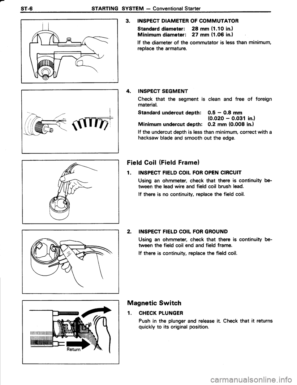 TOYOTA TERCEL 1985  Repair Manual 
