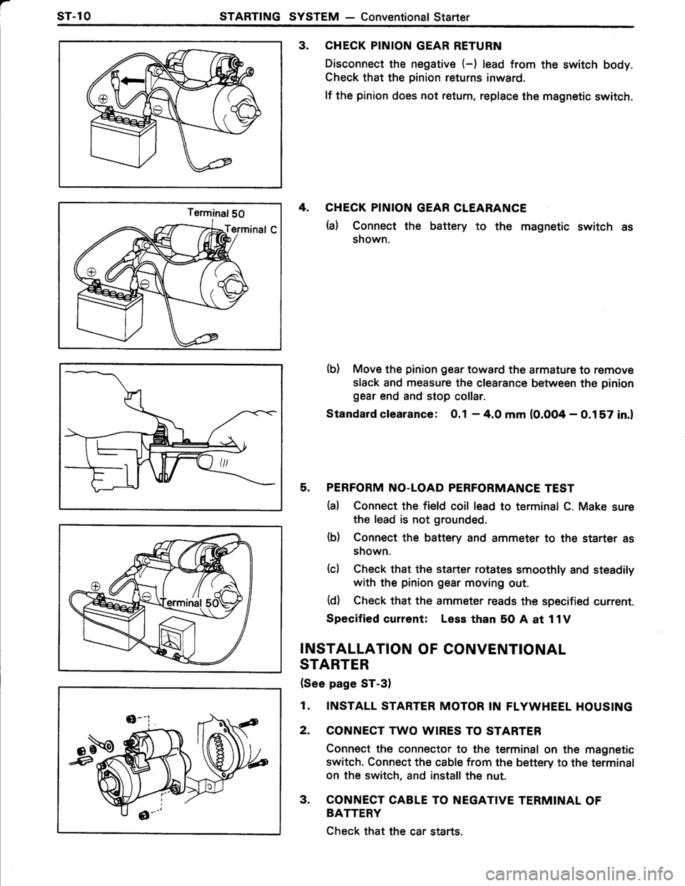 TOYOTA TERCEL 1985  Repair Manual 