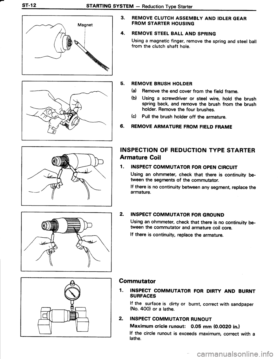 TOYOTA TERCEL 1985  Repair Manual 