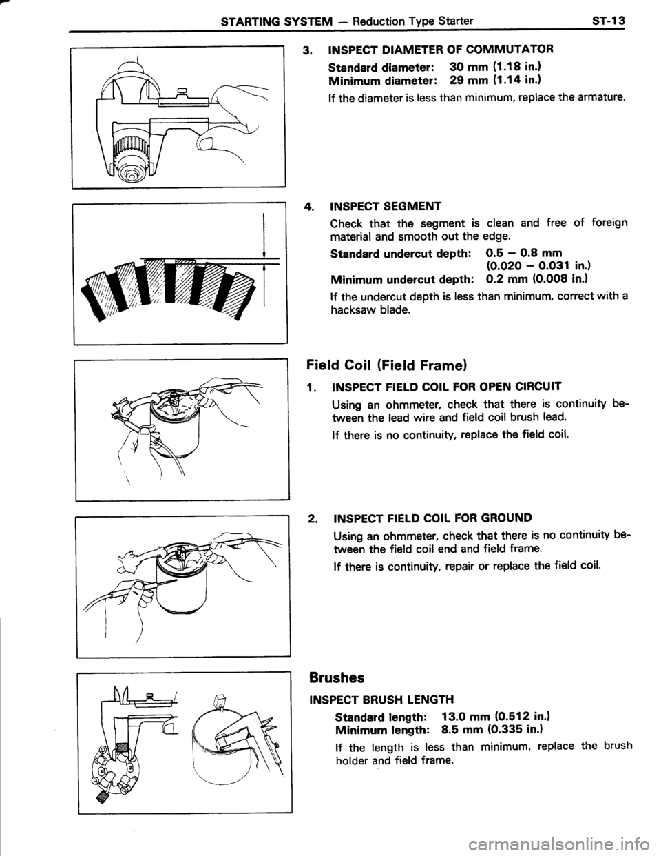 TOYOTA TERCEL 1985  Repair Manual 
