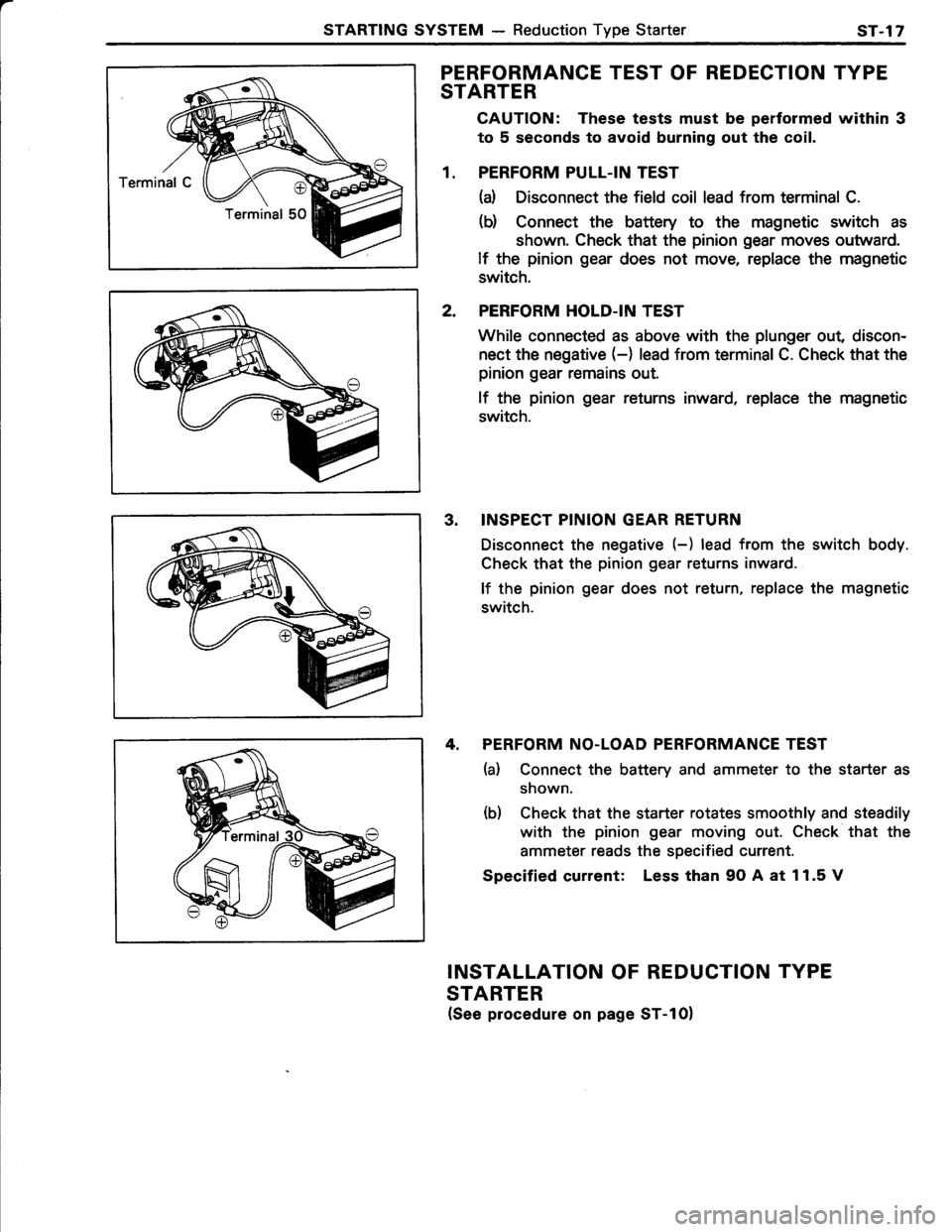 TOYOTA TERCEL 1985  Repair Manual 
