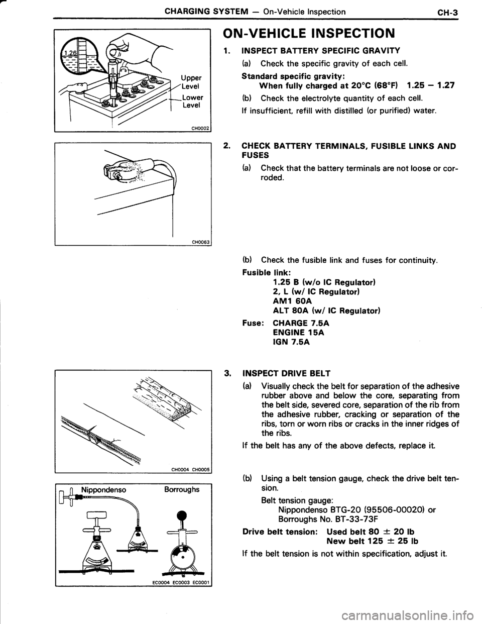 TOYOTA TERCEL 1985  Repair Manual 
