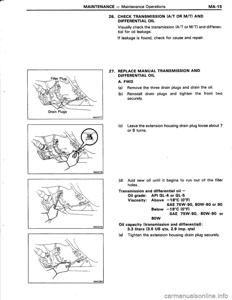 TOYOTA TERCEL 1985 Owners Manual TOYOTA TERCEL 1985 Owners Manual